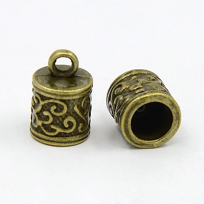 Tibetan Style Cord Ends TIBEP-LF10887YKG-AB-LF-1