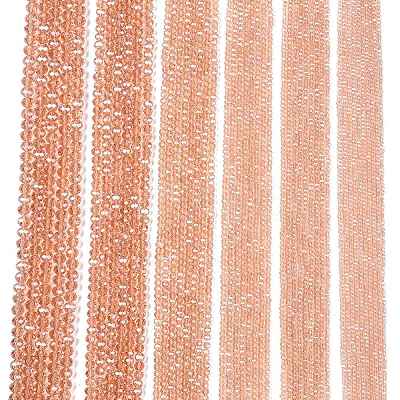 Electroplate Glass Beads Strands EGLA-A044-T8mm-A21-1