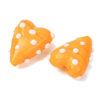 Handmade Lampwork Enamel Beads LAMP-Z025-01E-1