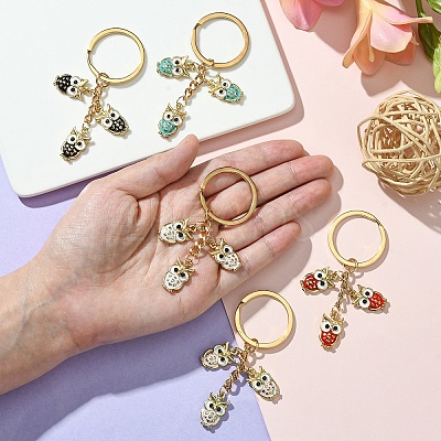 Alloy Enamel Keychain KEYC-YW00078-01-1