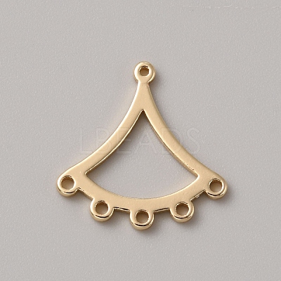 Brass Chandelier Component Links KK-WH0082-03G-1