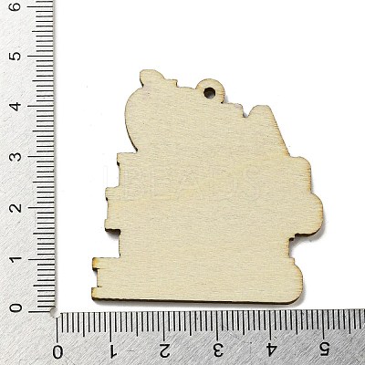 Wood Pendant WOOD-H107-04-18-1