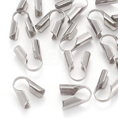 Tarnish Resistant Stainless Steel Bead Tips STAS-R062-4mm-1