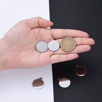 Tarnish Resistant 304 Stainless Steel Pendants STAS-I140-01A-S-1