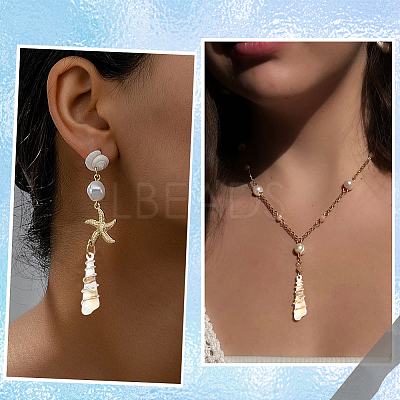 24Pcs 2 Colors Copper & Acrylic & Plastic Pendants FIND-SC0020-01-1