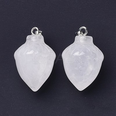 Natural Quartz Crystal Pendants G-G842-01G-1