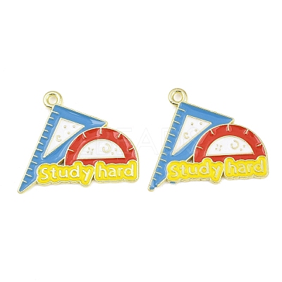 Alloy Enamel Pendants ENAM-L055-01L-02-1