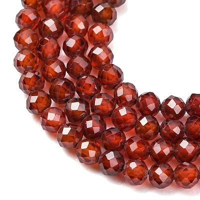 Cubic Zirconia Beads Strands G-G792-47-07B-1