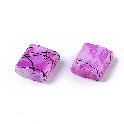 2-Hole Drawbench Glass Seed Beads SEED-S023-43C-04-1