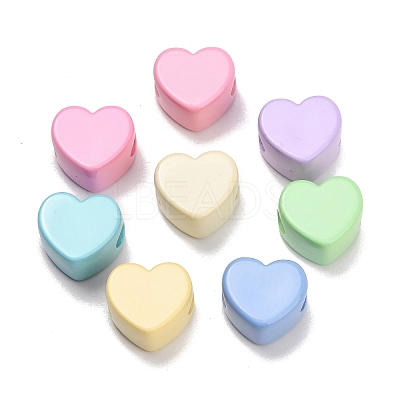Opaque Acrylic Enamel European Beads AC-CBA917A-01A-1