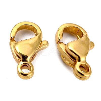 304 Stainless Steel Lobster Claw Clasps STAS-AB11-G-1