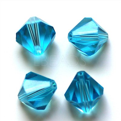 Imitation Austrian Crystal Beads SWAR-F022-6x6mm-202-1