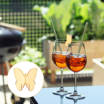 24Pcs Acrylic Wine Glass Charms AJEW-FG0003-46C-1