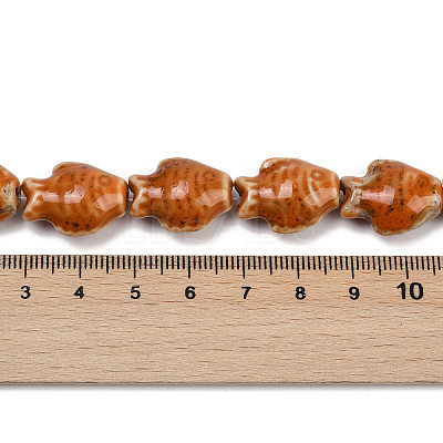 Handmade Porcelain Beads Strands PORC-P030-01A-07-1