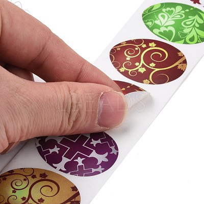 9 Patterns Easter Theme Self Adhesive Paper Sticker Rolls DIY-C060-02C-1