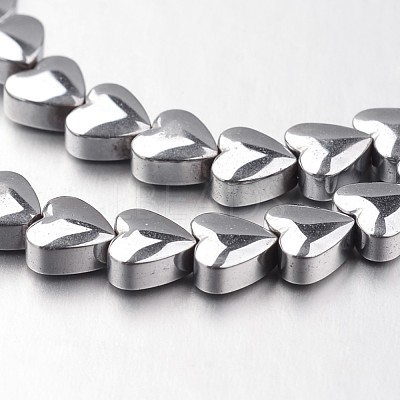 Electroplate Non-magnetic Synthetic Hematite Bead Strands G-F300-22A-01-1