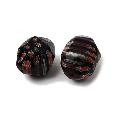 Handmade Millefiori Glass Beads LAMP-C025-01-1
