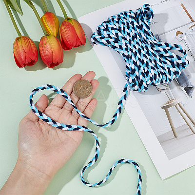 3-Ply Polyester Braided Cord OCOR-WH0060-80B-1