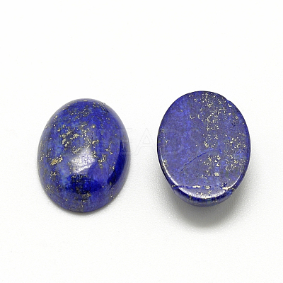 Natural Lapis Lazuli Cabochons X-G-R415-14x10-33-1