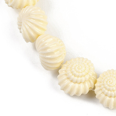 Synthetic Coral Carved Beads Strands CORA-I023-05A-02-1