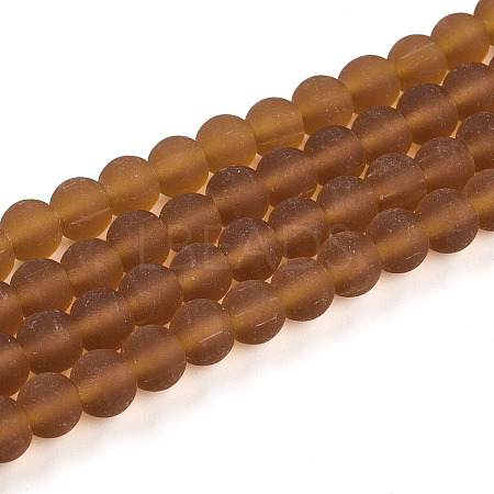 Transparent Glass Beads Strands GLAA-T032-T6mm-MD23-1