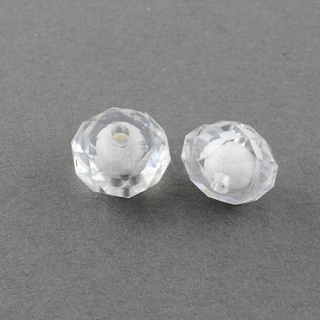 Transparent Acrylic Beads TACR-S090-6mm-01-1