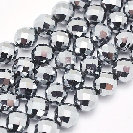 Terahertz Stone Beads Strands G-O166-14-8mm-1