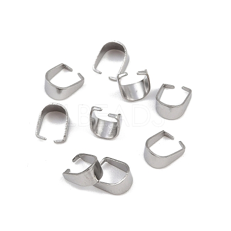 304 Stainless Steel Snap On Bails STAS-C135-01A-P-1