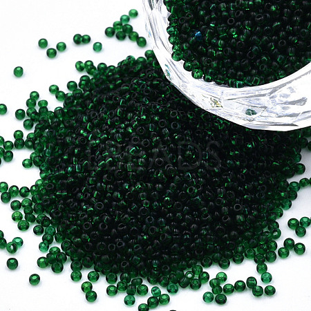 15/0 Transparent Czech Glass Seed Beads SEED-N004-004-08-1