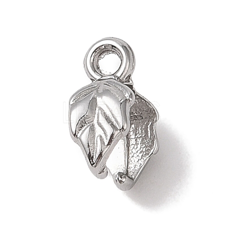 Non-Tarnish 304 Stainless Steel Ice Pick Pinch Bails LS-STAS-Z058-01P-02-1