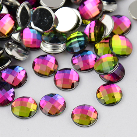 Taiwan Acrylic Rhinestone Cabochons ACRT-M005-20mm-13-1