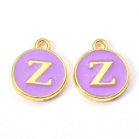 Golden Plated Alloy Enamel Charms X-ENAM-S118-10Z-1