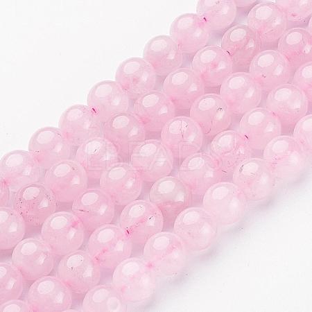 Natural Rose Quartz Beads Strands GSR034-1