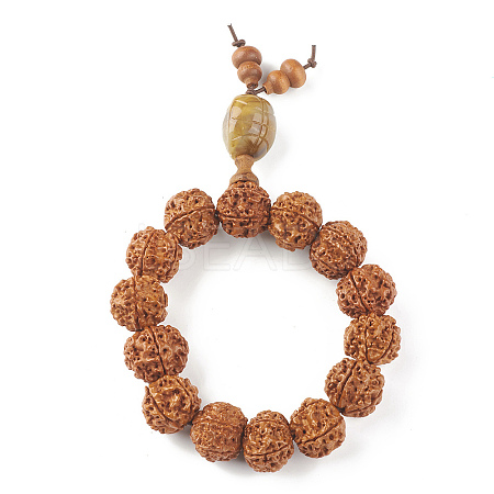 Mala Beads Bracelet BJEW-P291-03-1