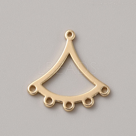 Brass Chandelier Component Links KK-WH0082-03G-1