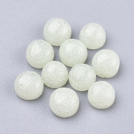 Synthetic Luminous Stone Cabochons G-P393-R63-4MM-1