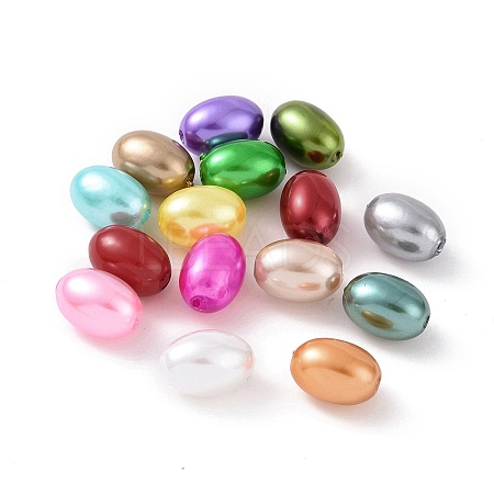 ABS Plastic Imitation Pearl Beads KY-F019-04-1