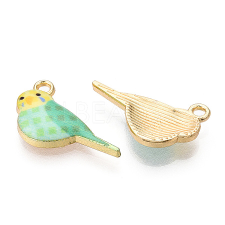 Printed Alloy Pendants ENAM-N056-205E-1