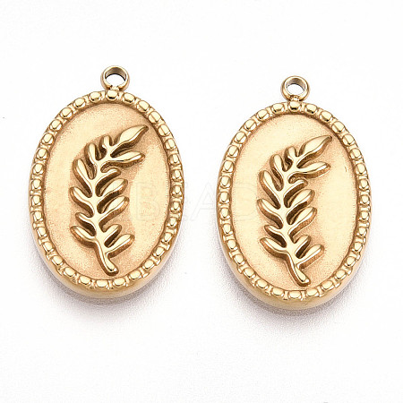 304 Stainless Steel Pendants STAS-L022-323G-1