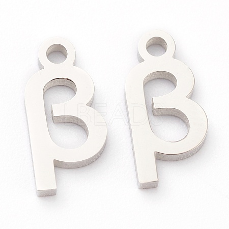Non-Tarnish 304 Stainless Steel Charms STAS-G244-01B-1