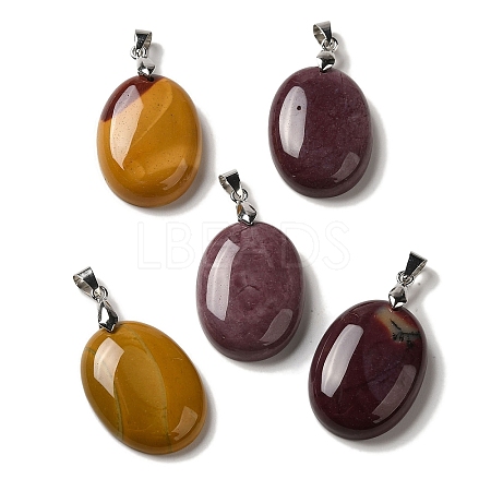 Natural Mookaite Pendants G-Z055-03P-04-1