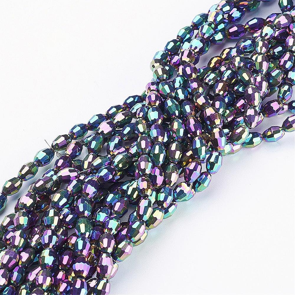 Electroplate Glass Beads Strands - Lbeads.com