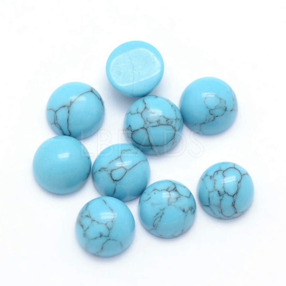Synthetic Turquoise Cabochons