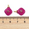Dyed Natural White Jade Pendants KK-B157-42C-04-3