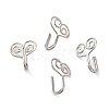 316 Surgical Stainless Steel Clip on Nose Rings STAS-P336-09C-P-1