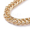 Aluminium Twisted Chain Anklets AJEW-AN00324-3