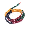 Dyed Natural Malaysia Jade Rondelle Beads Strands G-E316-2x4mm-45-2