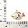 Alloy Enamel Pendants FIND-A058-08B-3