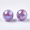 Plastic Beads X-OACR-S027-6mm-05-2