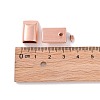 64Pcs 8 Colors Zinc Alloy Cord Ends FIND-WR0007-46-2